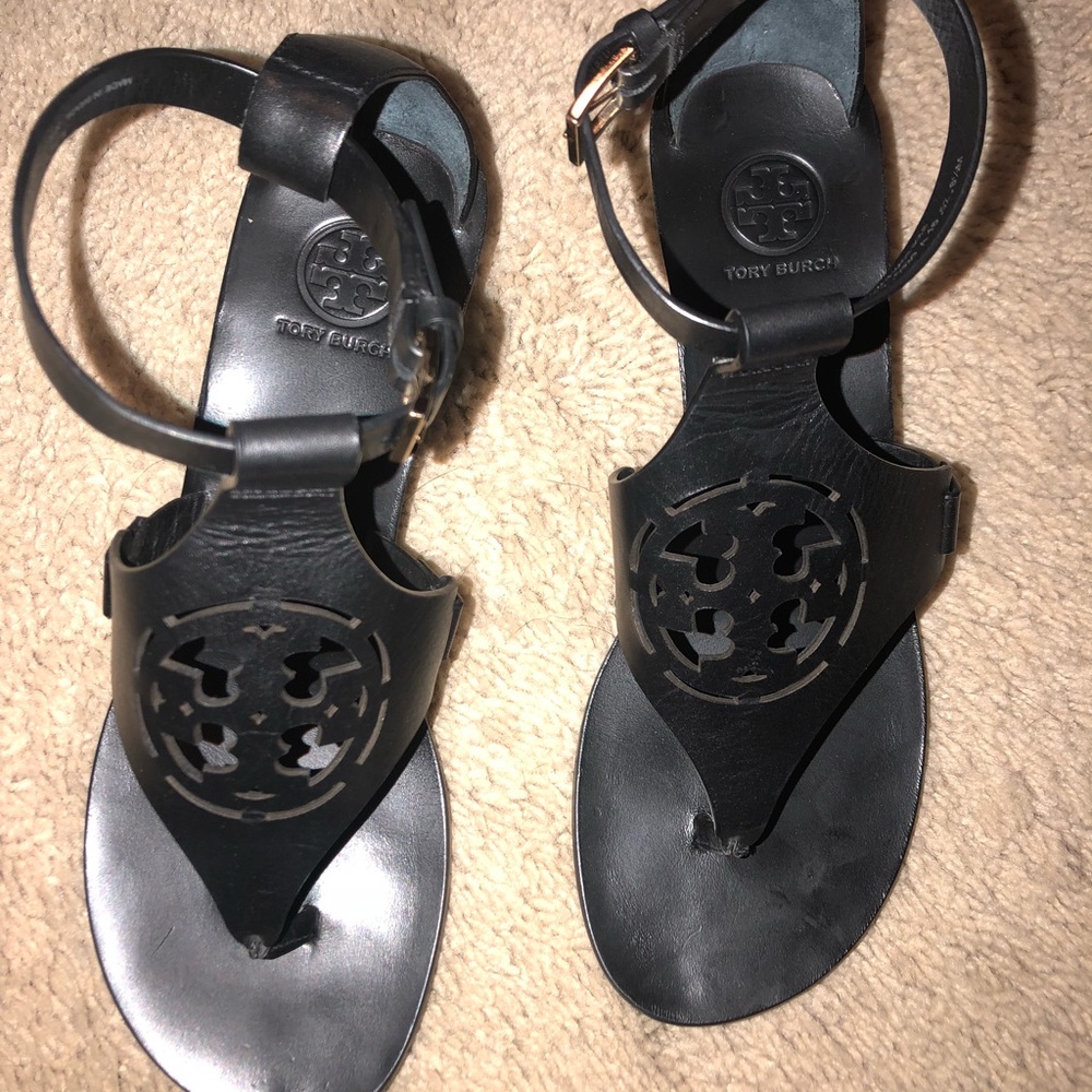 Authentic Tory Burch Zoey Wedge Sandals